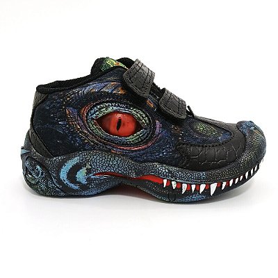 Tênis Infantil Masculino Botinha Vissi L124 Preto