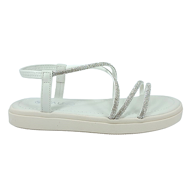 Papete Feminina Via Uno 885061 Branco, Preto e Rose