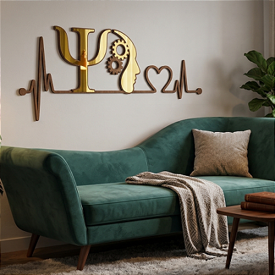 Escultura de Parede em MDF – Profissões | Batimentos Psicologia