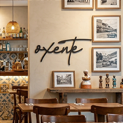 “Oxente” - Palavra de Parede em MDF Premium