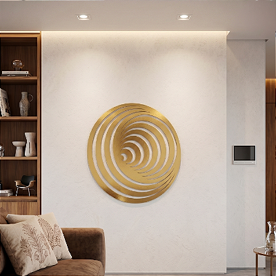 Escultura de Parede em MDF – Arte Abstrata e Geométrica | Vórtice