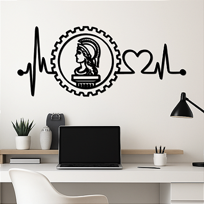 Escultura de Parede em MDF – Profissões | Batimentos Engenharia Civil