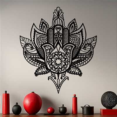 Mandala Mão de Fátima Hansa