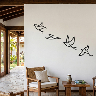 Liberdade - Pássaros Abstratos