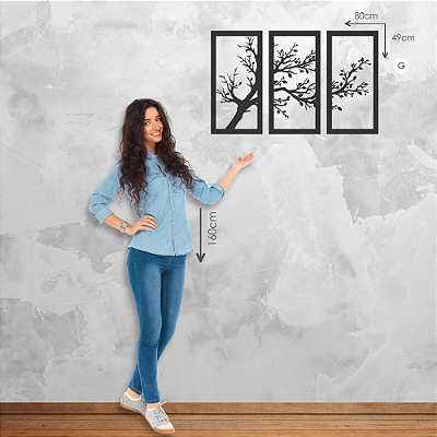 PROMOÇÃO - Escultura de Parede em MDF – Composição Natural | Árvore da Vida