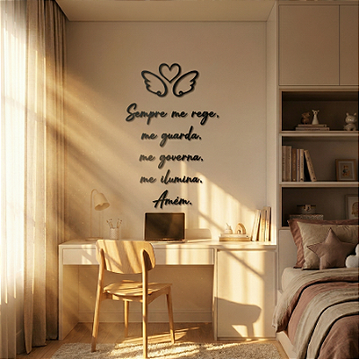 Sempre me rege, me guarda, me governa, me ilumina, Amém.