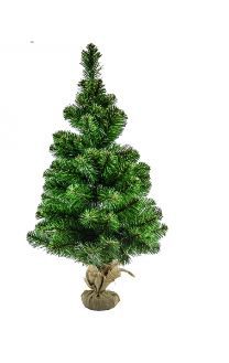 Árvore de Natal com base rústica 60cm