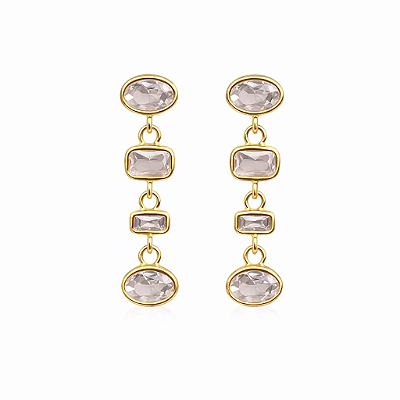 Brinco Camila Banho Ouro 18k