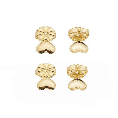 Kit 2 Pares de Tarraxas Mágica Dourado
