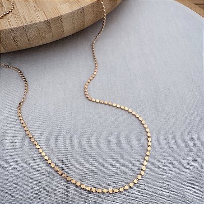 Colar Gabizinha Banho Ouro 18k