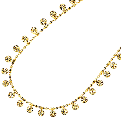 Colar Menina Encantada Banho Ouro 18k