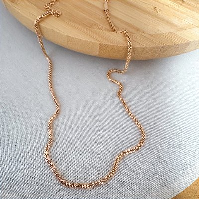 Colar Choker Alessa Banho Ouro 18k