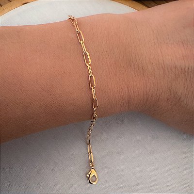 Pulseira Glamour Banho Ouro 18k