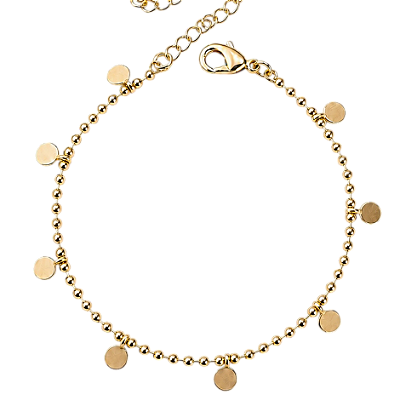 Pulseira Moedinhas - Banho 12 Camadas Ouro 18k