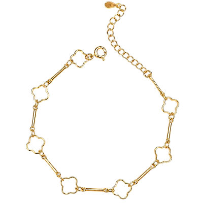Pulseira Trevinho - Banho 12 Camadas Ouro 18k