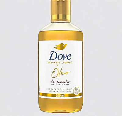 DOVE OLEO DE BANHO SQUEEZE 240ML