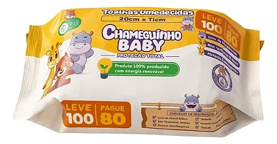 LENCO UMEDECIDO CHAMEGUINHO BABY 100FLS
