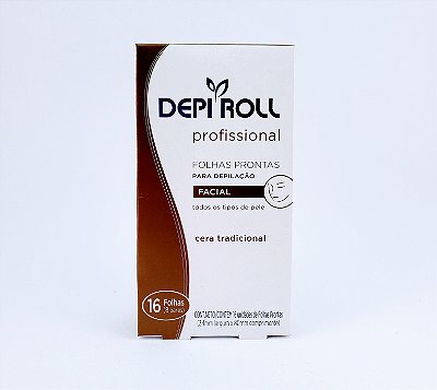 Depi Roll Folhas Pront.Rosto 16Unid. Tradicional