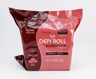 Depi Roll Cera Quente Rosa 500G