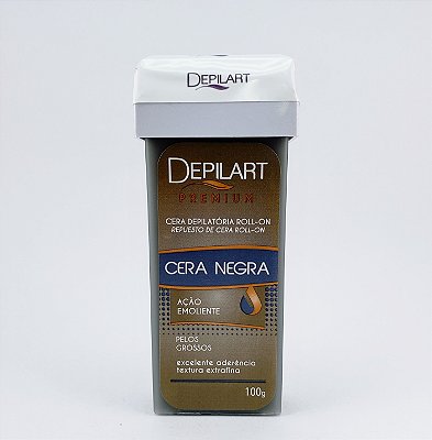 Depilart Cera Roll-On 100G Premium Negra
