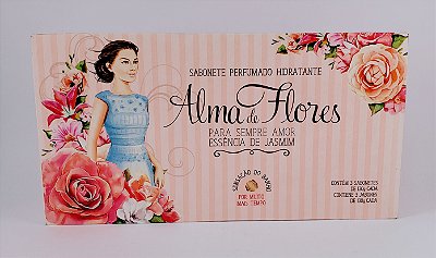 Kit Sabonete Alma De Flores C/3 130G Cada Jamin