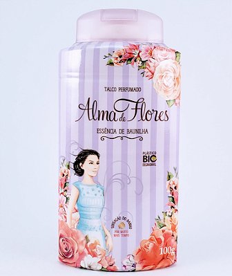 Talco Alma Flores 100Gr Baunilha