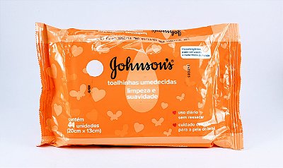 Johnsons Toalhas Umed Limpeza Suave C/44