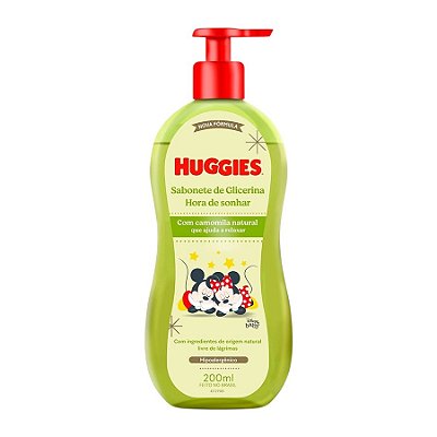 HUGGIES T.MONICA SAB LIQUIDO 200ML C/ CAMOMILA