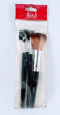 Pro Art Kit Pincel Maquiagem C/4 R.25028