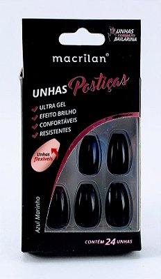 Macrilan Unhas Post Bailarina Azul Mari Up402