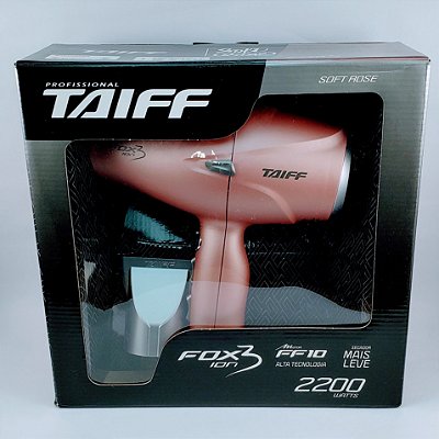 Taiff Secador Fox Ion 3 127V - Rose