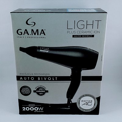 Gama Secador Light Plus Ceramic Ion - Bivolt - Nac