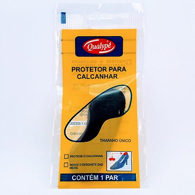 Qualype Protetor Calcanhar/Calcado Felt. Pto.