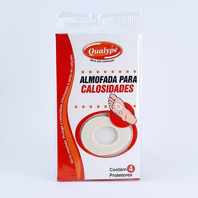 Qualype Almofada Para Calosidade C/ 4 Protetores