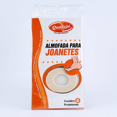 Qualype Almofada Para Joanetes C/ 4 Protetores