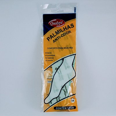 Qualype Palmilhas Anti Odor N.34