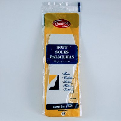 Qualype Palmilha Extra Suave Bco. N.39