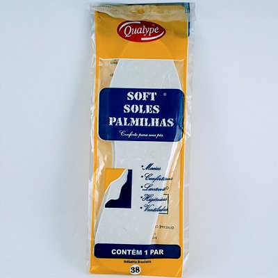 Qualype Palmilha Extra Suave Bco. N.38 F