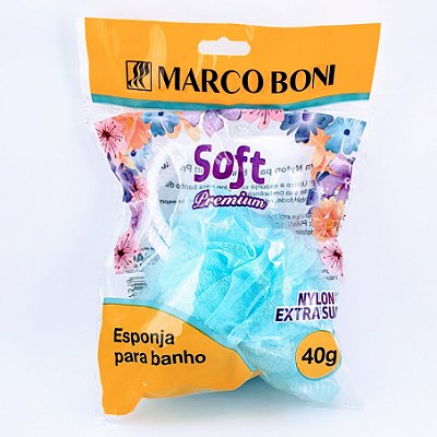 Marco Boni Esponja Banho Nylon 40G Soft Premium