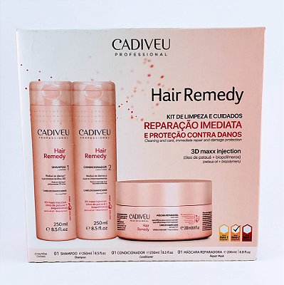 Cadiveu Hair Hemedy Kit Sh.Cond E Mascara