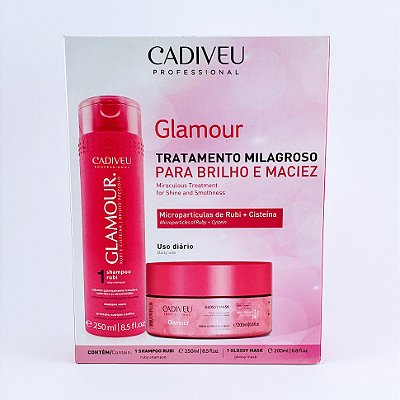 CADIVEU GLAMOUR  KIT HOME CARE SH E MASC