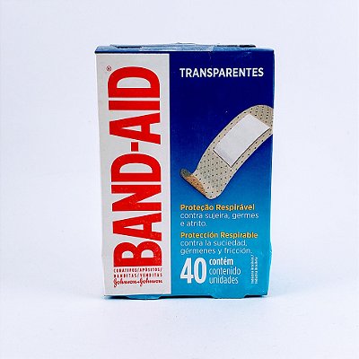 Band Aid Curativo Tranp.Respiravel C/40