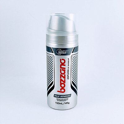 Espuma Barba Bozzano 150Ml Pele Sensivel 3X150Ml*