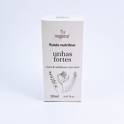 Vegana Fluido Nutritivo Unhas Fortes 20Ml