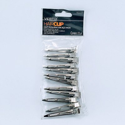 ZVERTIX CLIP EM ACO INOXIDAVEL PEQUENO 56MM C/12PC