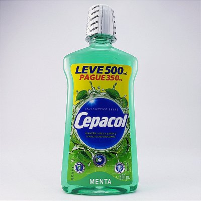 Enx Bucal Cepacol Menta Lv 500Ml Pg 350Ml