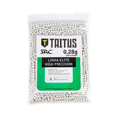 Bbs Munição de Airsoft SRC Taitus 0.28 6MM  3.000un