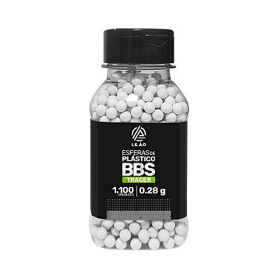 BBs Munição para Airsoft Premium 0.28 1.100un Tracer - Leão Modelismo