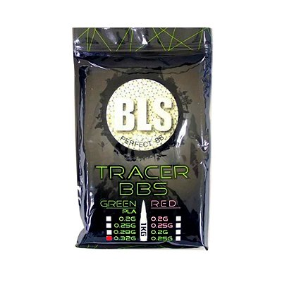 BBs Munição para Airsoft BLS 0.32 TRACER 6mm (1kg)