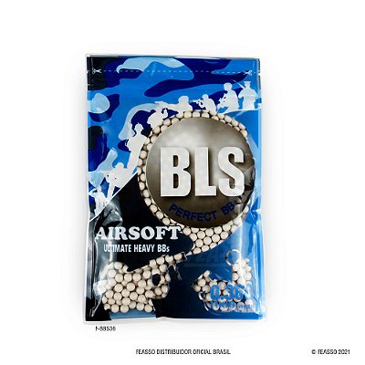 BBs Munição para Airsoft BLS Perfect 0.36 Sniper Series 6mm c/1000 und(360g)
